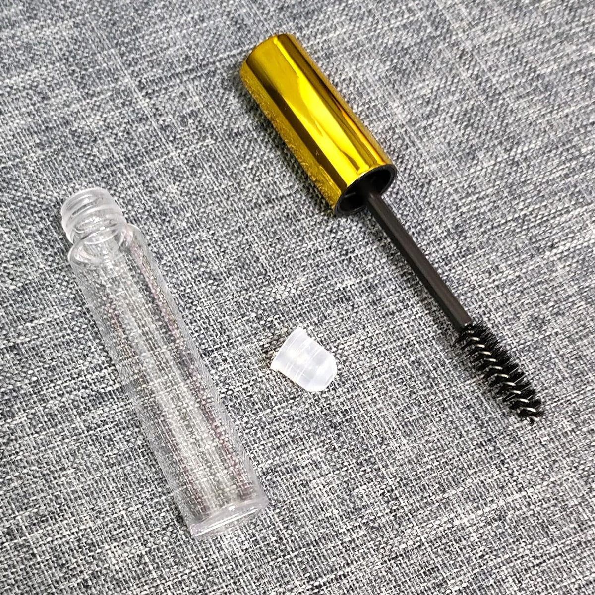 Empty Mascara Tube with Eyelash & Eyebrow Wand - 10ml Refillable Dispenser