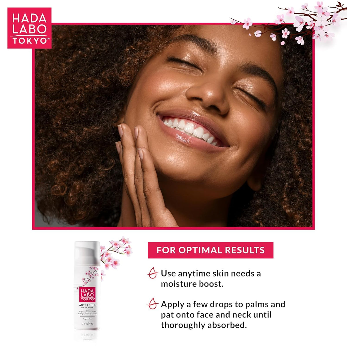 Anti-Aging Face Serum with Hyaluronic Acid, Collagen & Retinol - 1.7 fl oz