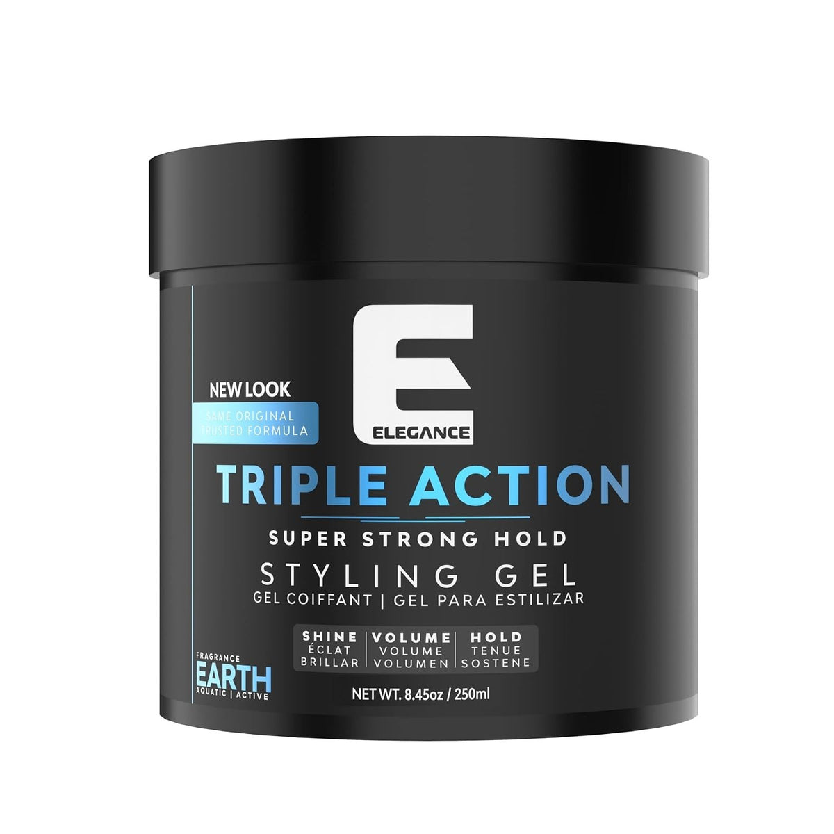 Hair Gel with Super Hold & Extreme Volume - 8.45oz for All Hair Types