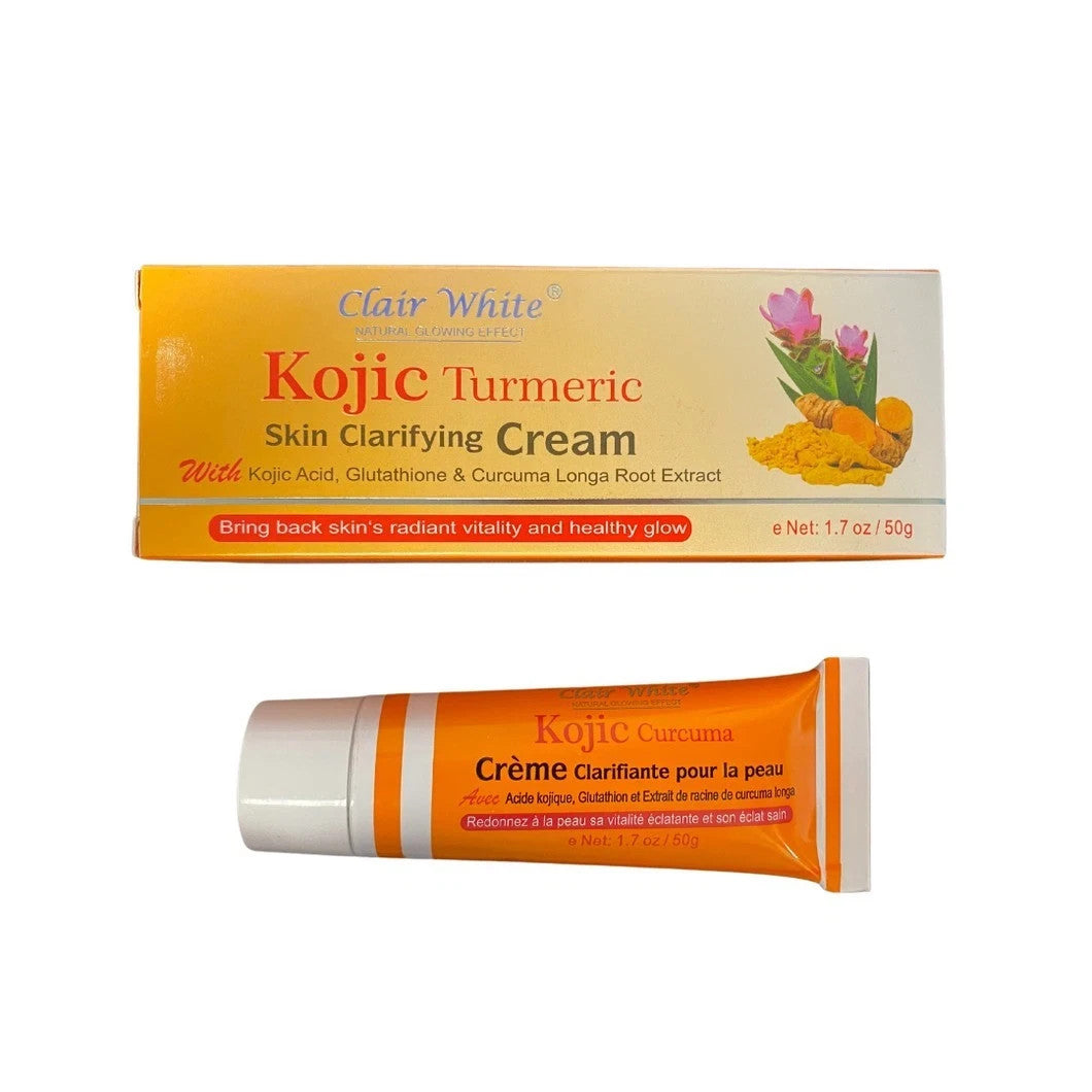 Kojic Turmeric Skin Brightening Cream - 1.7 oz for Hyperpigmentation & Dark Spots