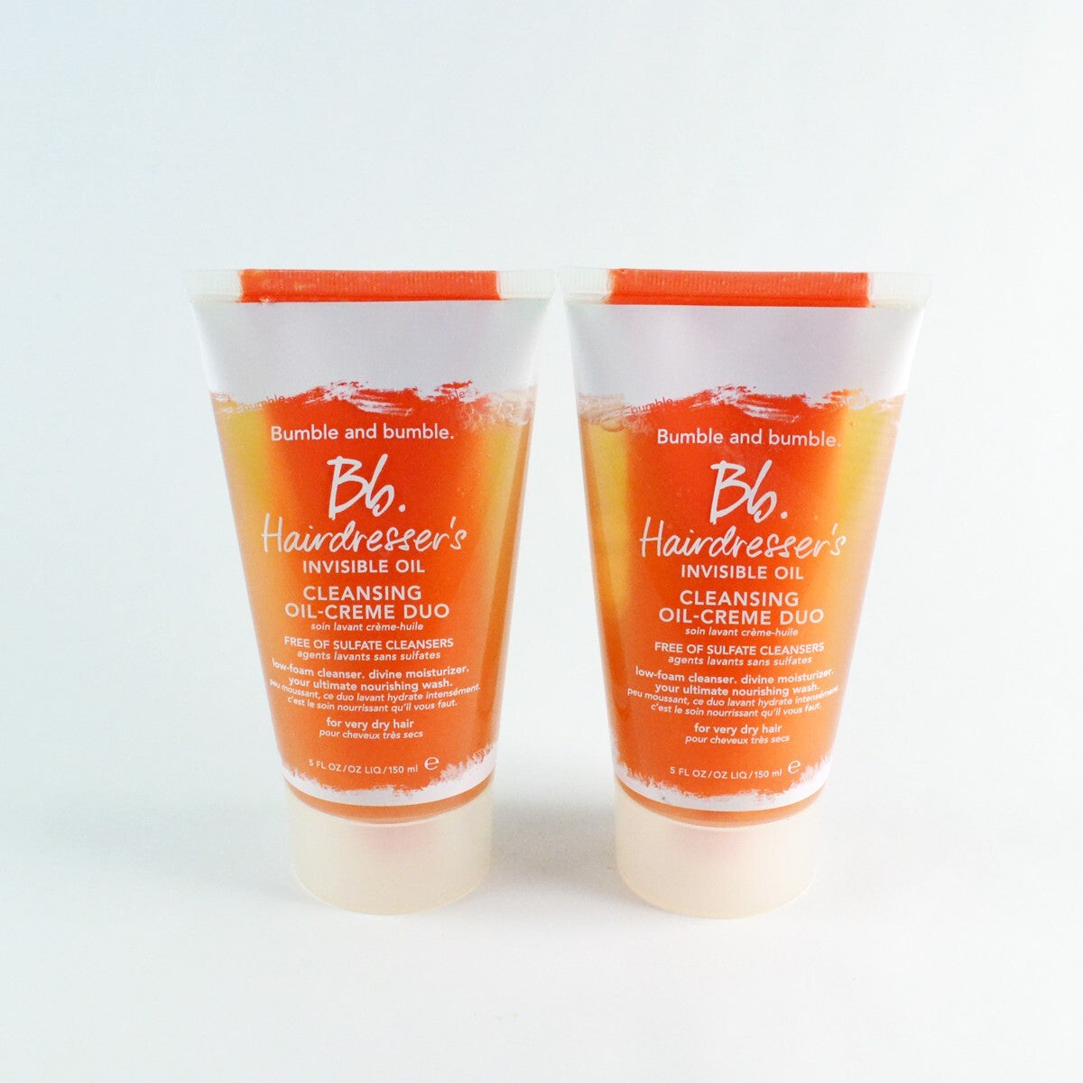 Haircare Set - Bumble and Bumble Invisible Oil Cleansing Oil Creme Duo 2 x 5oz