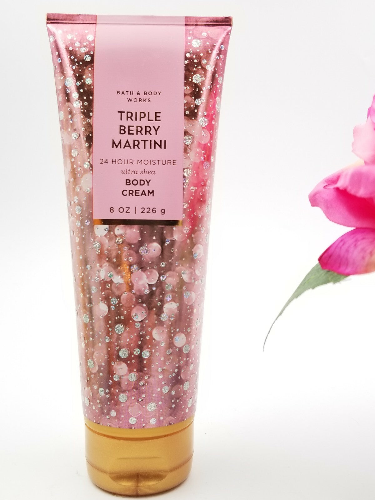 Bath and Body works TRIPLE BERRY MARTINI Ultra Shea CREAM lotion 8 Fl