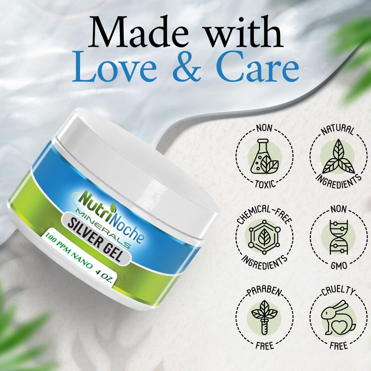 Nano Silver Gel 30 PPM - Advanced Topical Skin Care