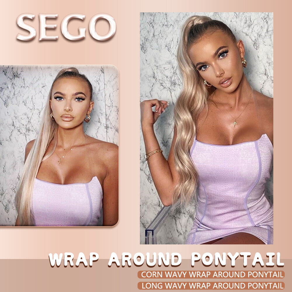 Thick Real Wrap Ponytail Hair Extensions - Mega Long & Natural Looking