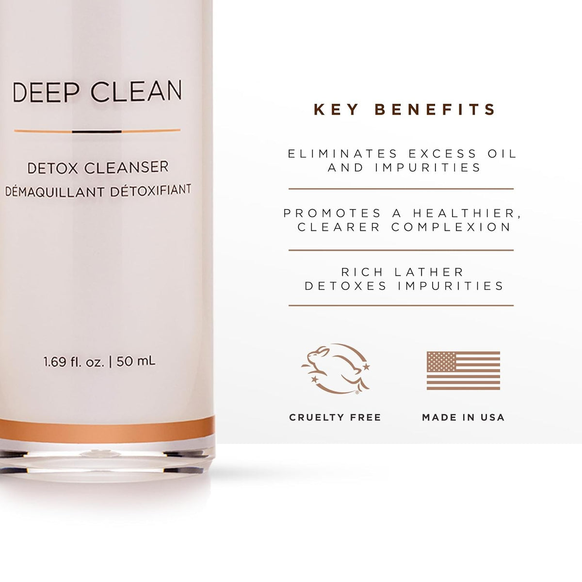 Deep Clean Facial Cleanser for All Skin Types - 200ml / 6.7oz