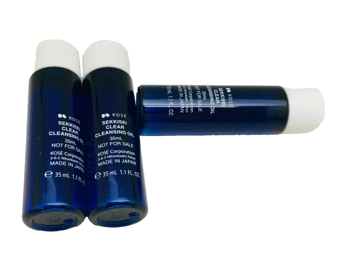 Kose Sekkisei Cleansing Oil Bundle - 3 x 35ml Face Makeup Remover