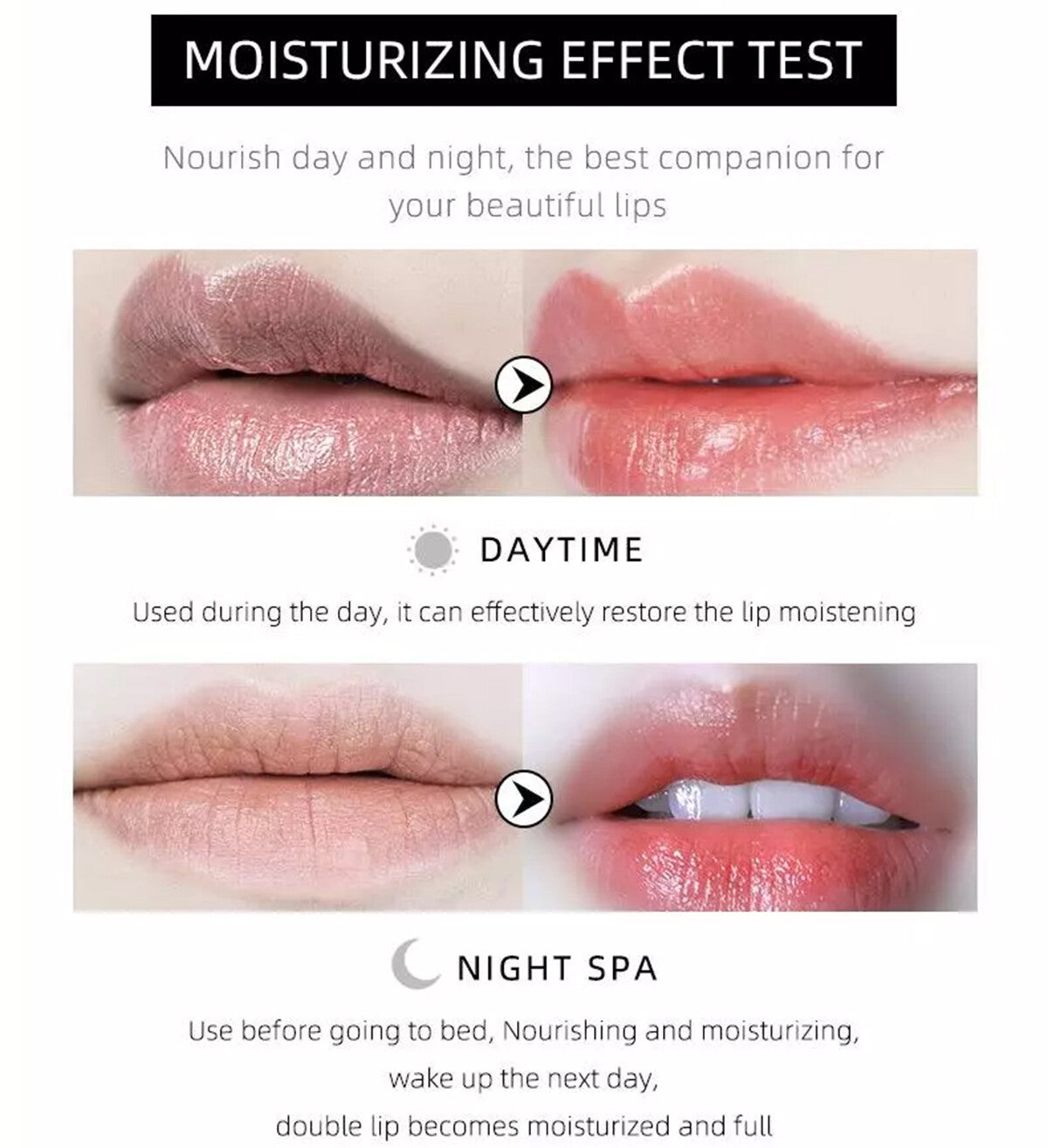 Moisturizing Strawberry Lip Balm for Very Dry Chapped Lips 50g