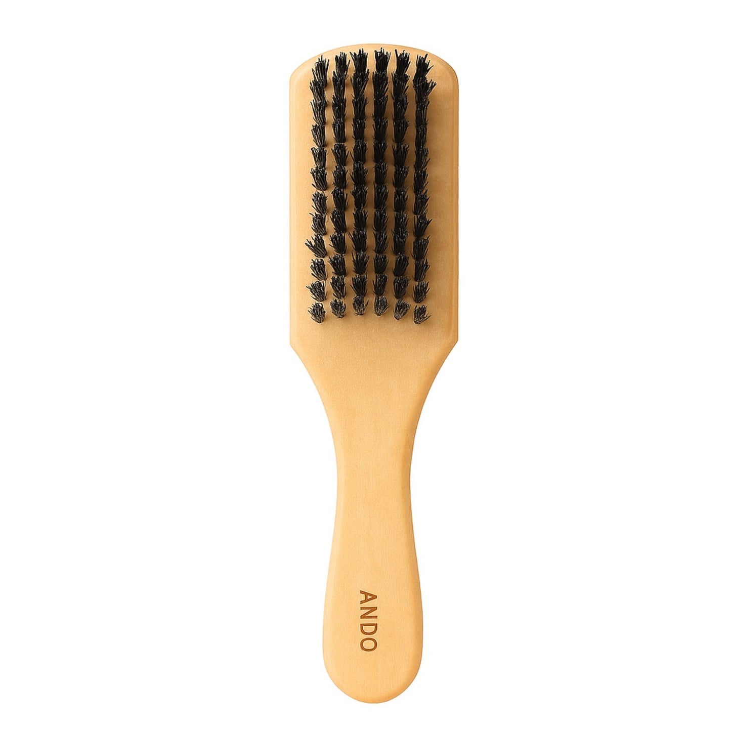 Wooden Boar Bristle Hair Brush for Men Women Anti-Frizz & Detangling