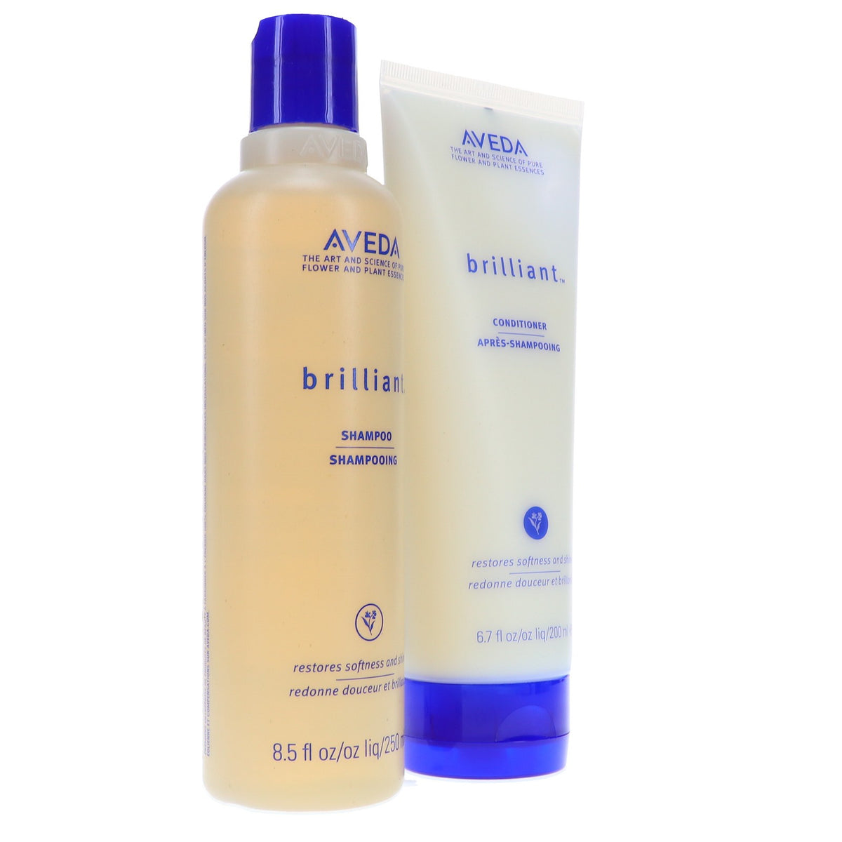 Hair Care Shampoo & Conditioner Set - Brightening & Nourishing - 8.5 oz & 6.7 oz