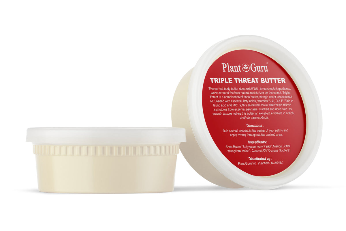 Triple Threat Body Butter - Shea, Mango & Coconut, 8 oz