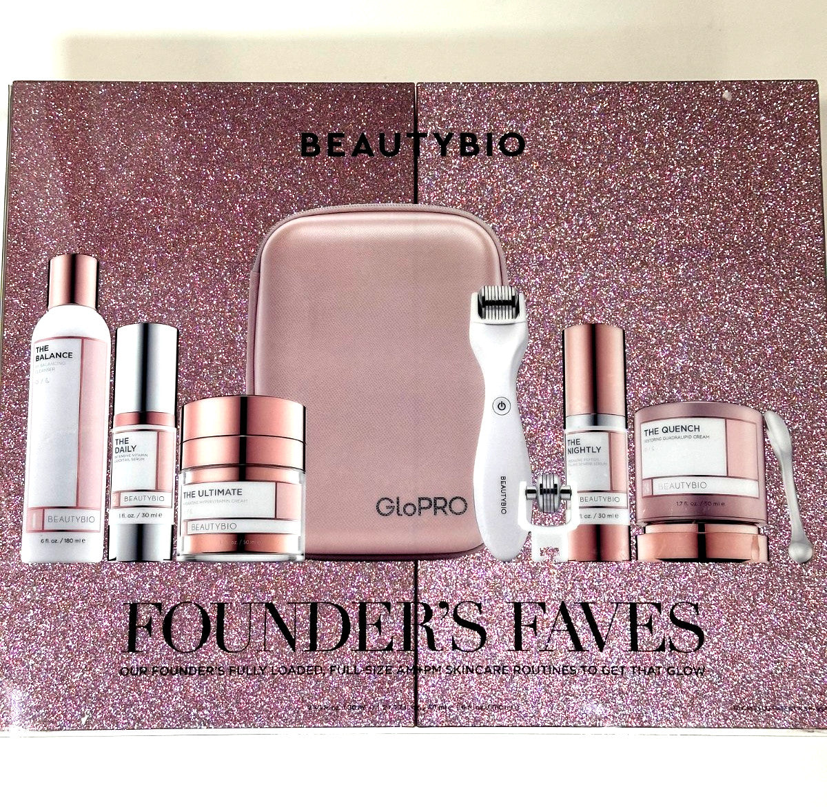 Beautybio Our Founders Fully Loaded Full Size AM and PM Skincare Set - Brand New