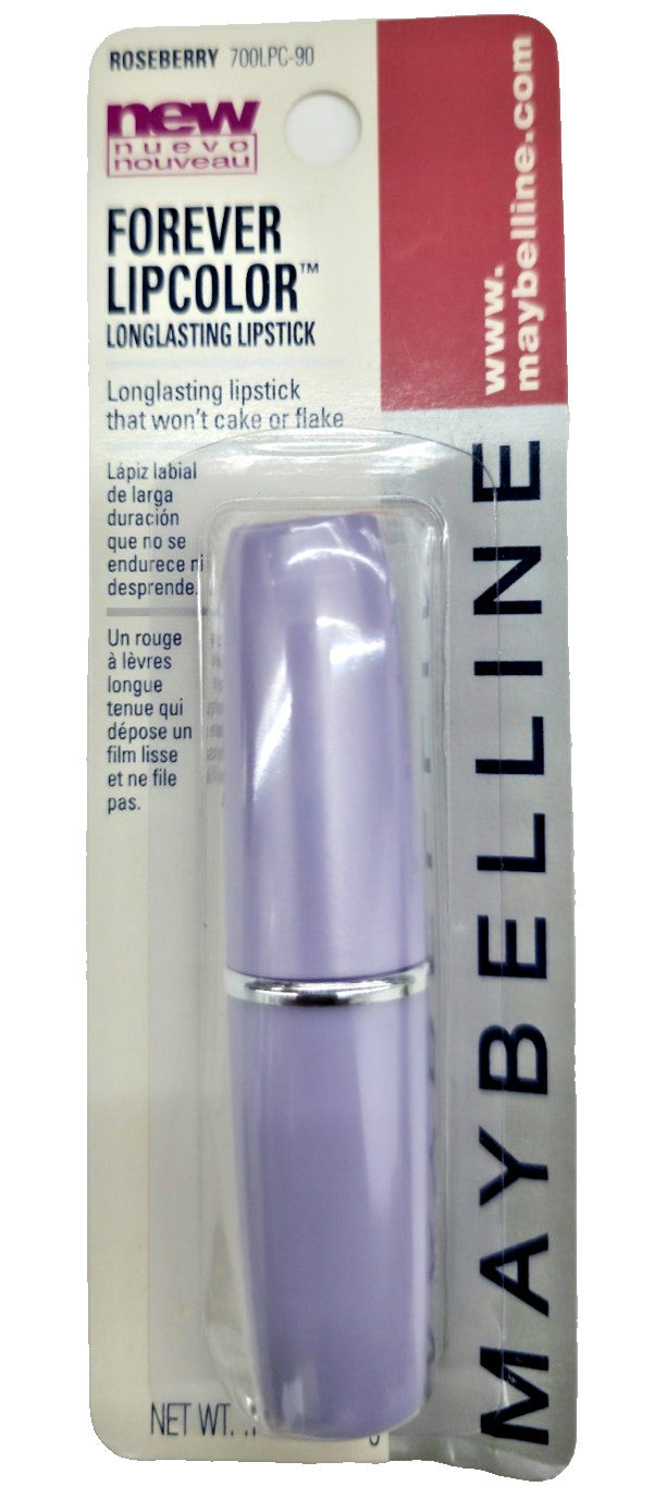 Maybelline Lipstick Roseberry - Long-Lasting Lip Color 700LPC-90