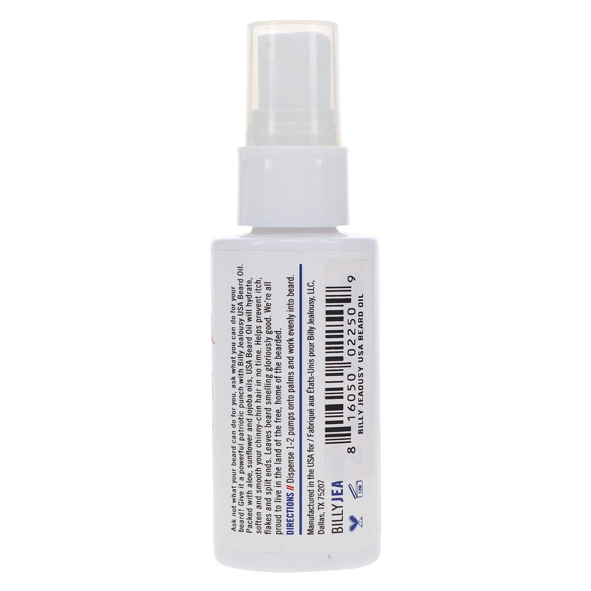 Beard Oil 2 oz for Moisturizing & Nourishing Facial Hair - USA Made