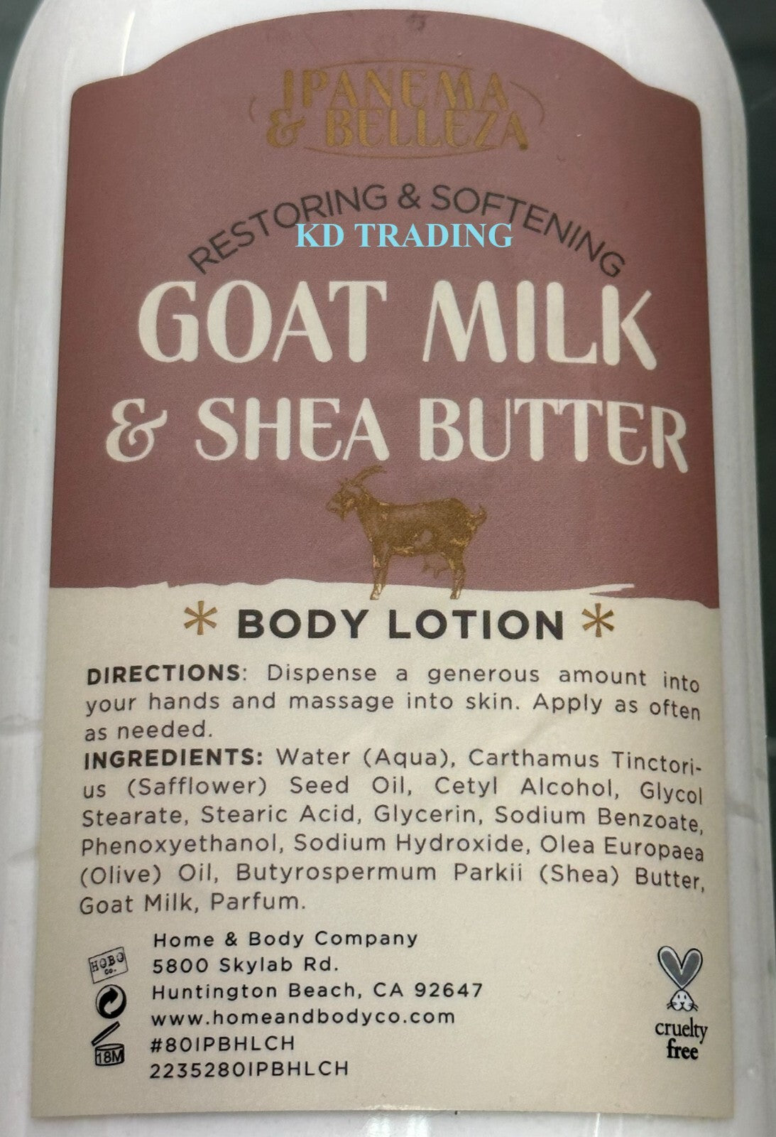 Goat Milk & Shea Butter Body Lotion - Coconut Hibiscus, 2 Pack