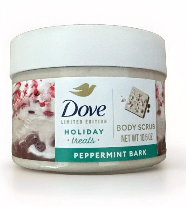 New Dove Limited Edition Holiday Treats Body Scrub PEPPERMINT BARK