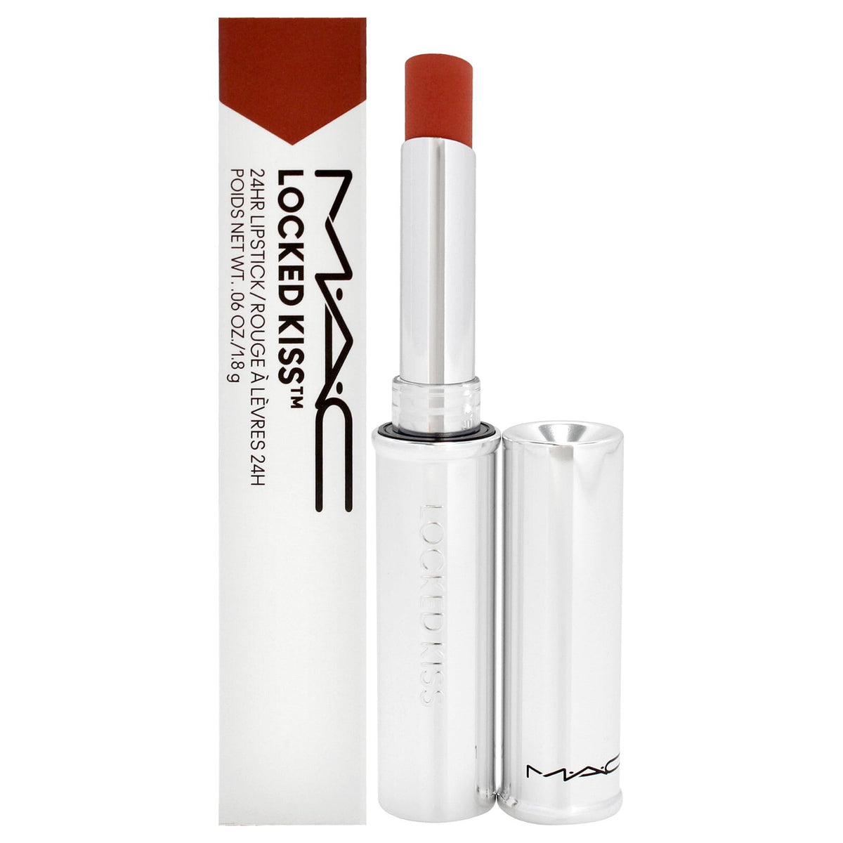 MAC Locked Kiss 24HR Lipstick #60 Mull It Over & Over 0.6 oz - Brand New