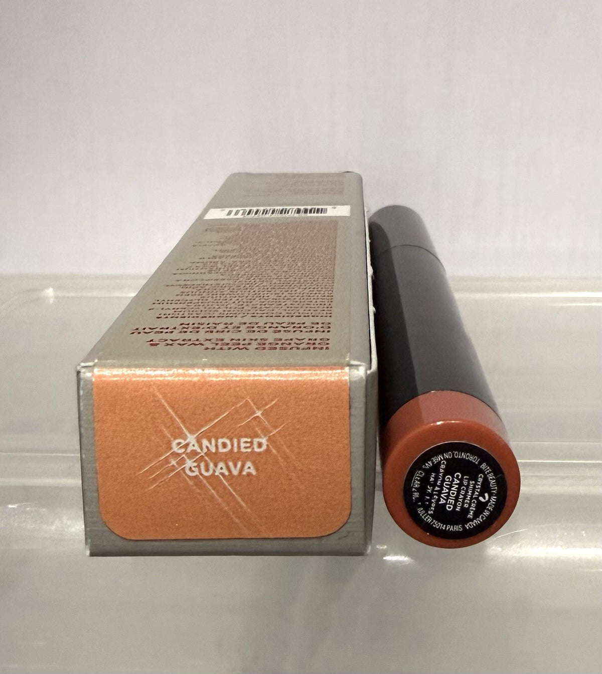 Lip Crayon - Shimmer Lipstick Stick in Candied Guava - Rare, New
