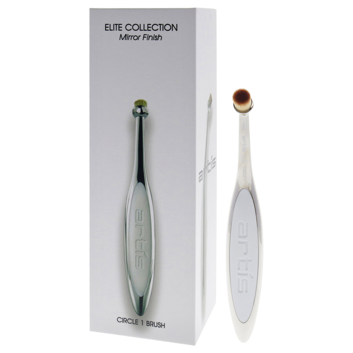 Women’s Makeup Brush with Mirror - Precision Circular Face & Lip Applicator