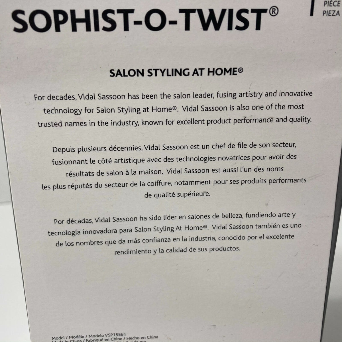 2) Sophist-O-Twist Vidal Sassoon Hair Bun Maker Blonde Styling