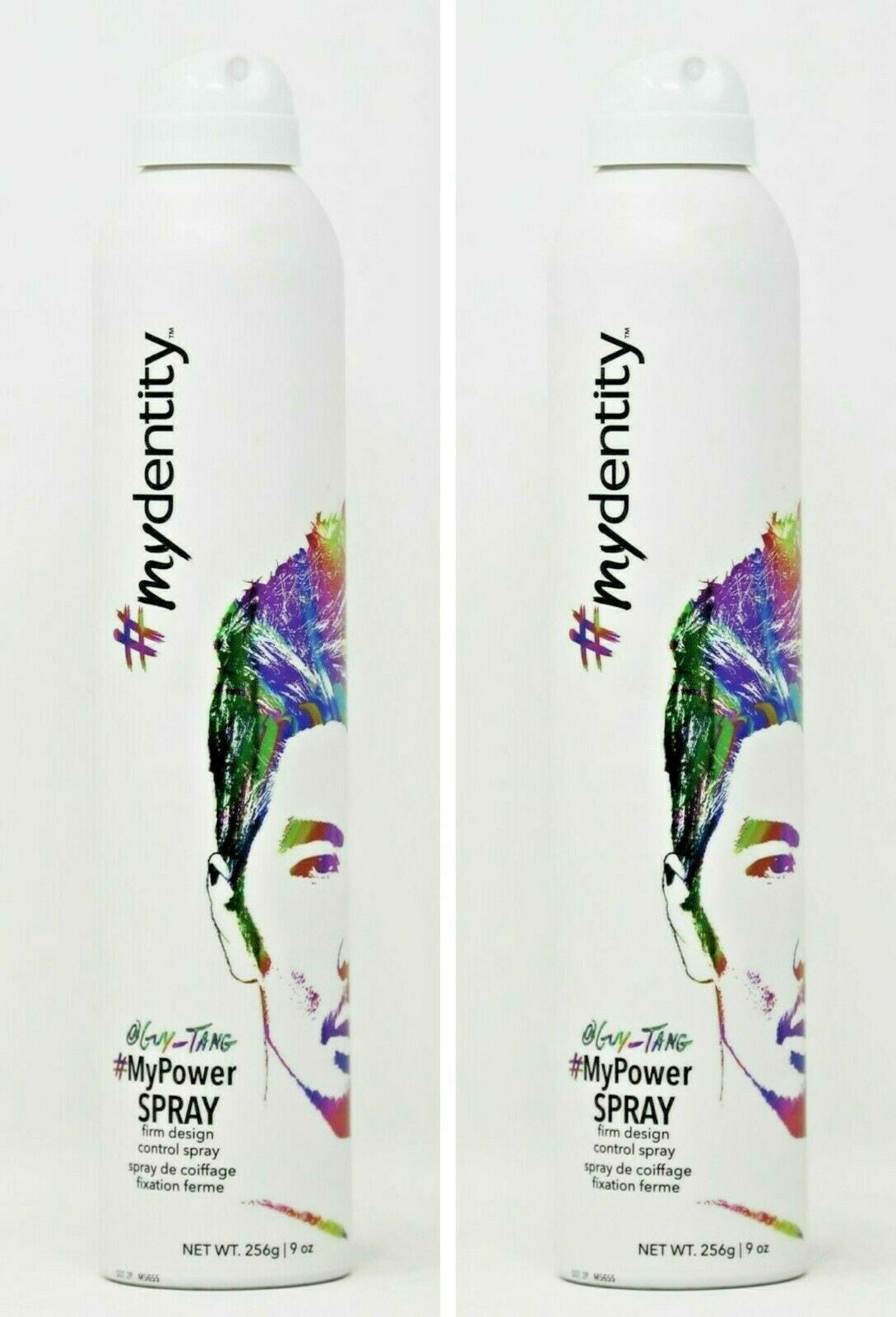 Mydentity Guy Tang MyPower Firm Hairspray 2-Pack - Flake-Free, Humidity Resistant, Quick Drying