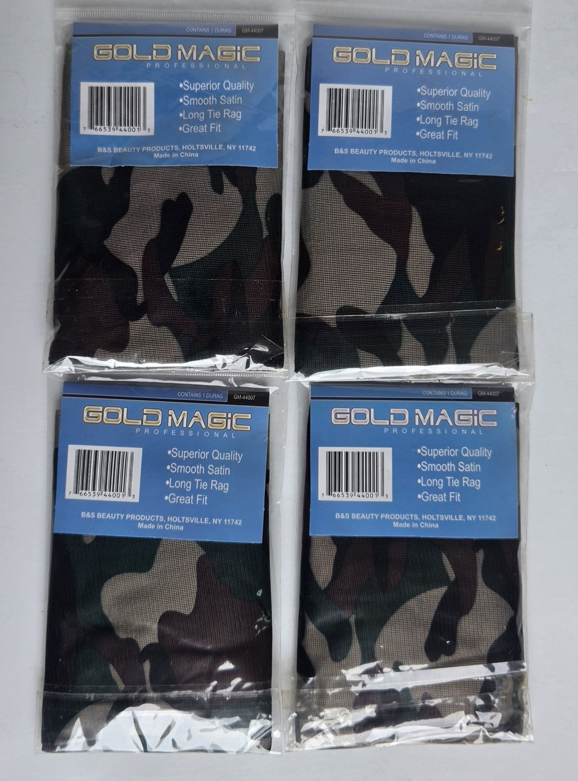 Lot of 4 Gold Magic Professional Camouflage New in Bags x4 As Shown