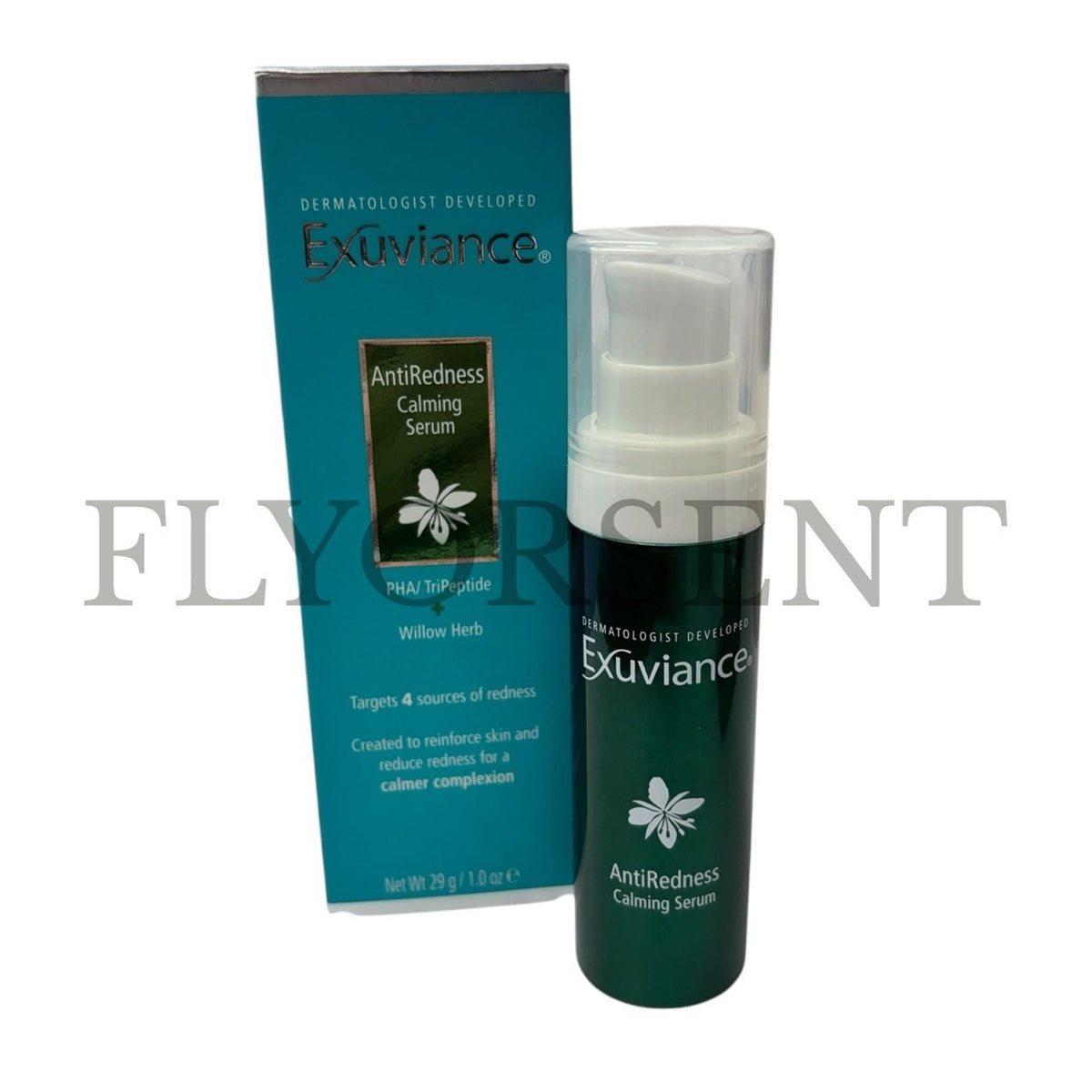 Exuviance AntiRedness Calming Serum with PHA Tripeptide Willow Herb 1 oz