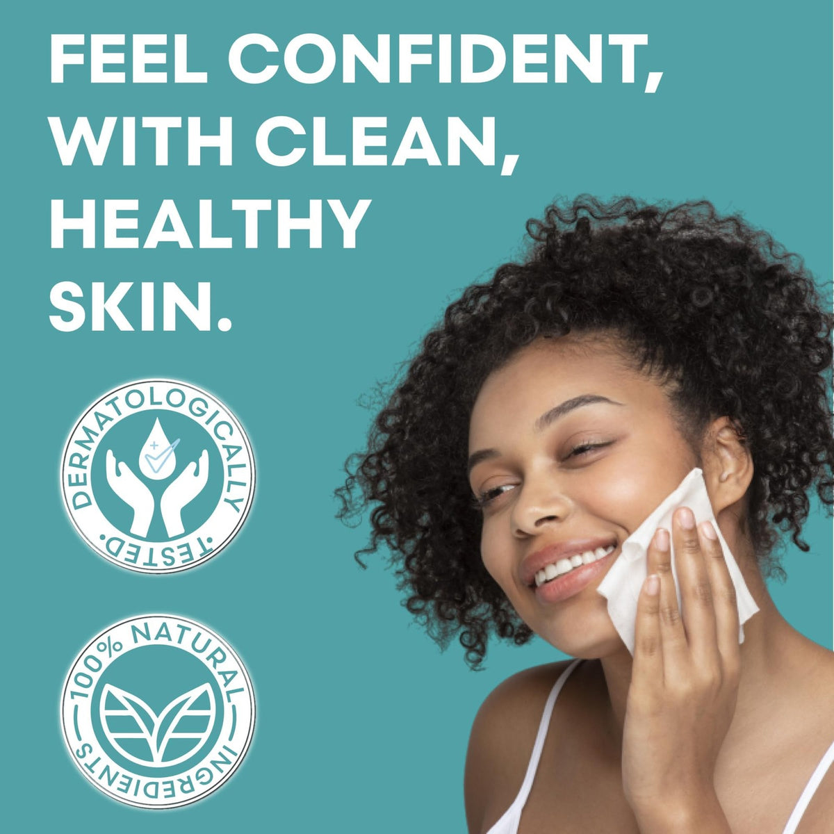 Travel Makeup Remover Wipes - Individually Wrapped Soft Face Cleansing Towelettes with Vitamin C - 40 Count