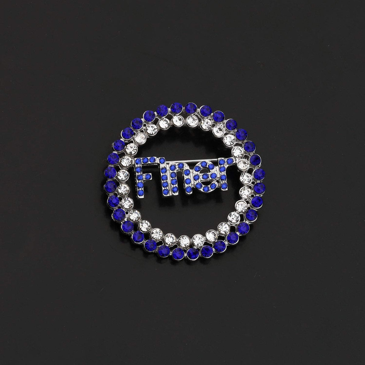 Finer Zircon Brooch Pin for Greek Sorority Jewelry Gift