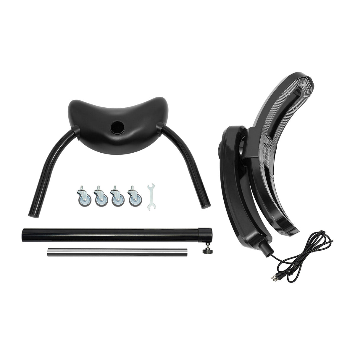 Rotating Hair Color Processor & Dryer Stand with Adjustable Heat Control