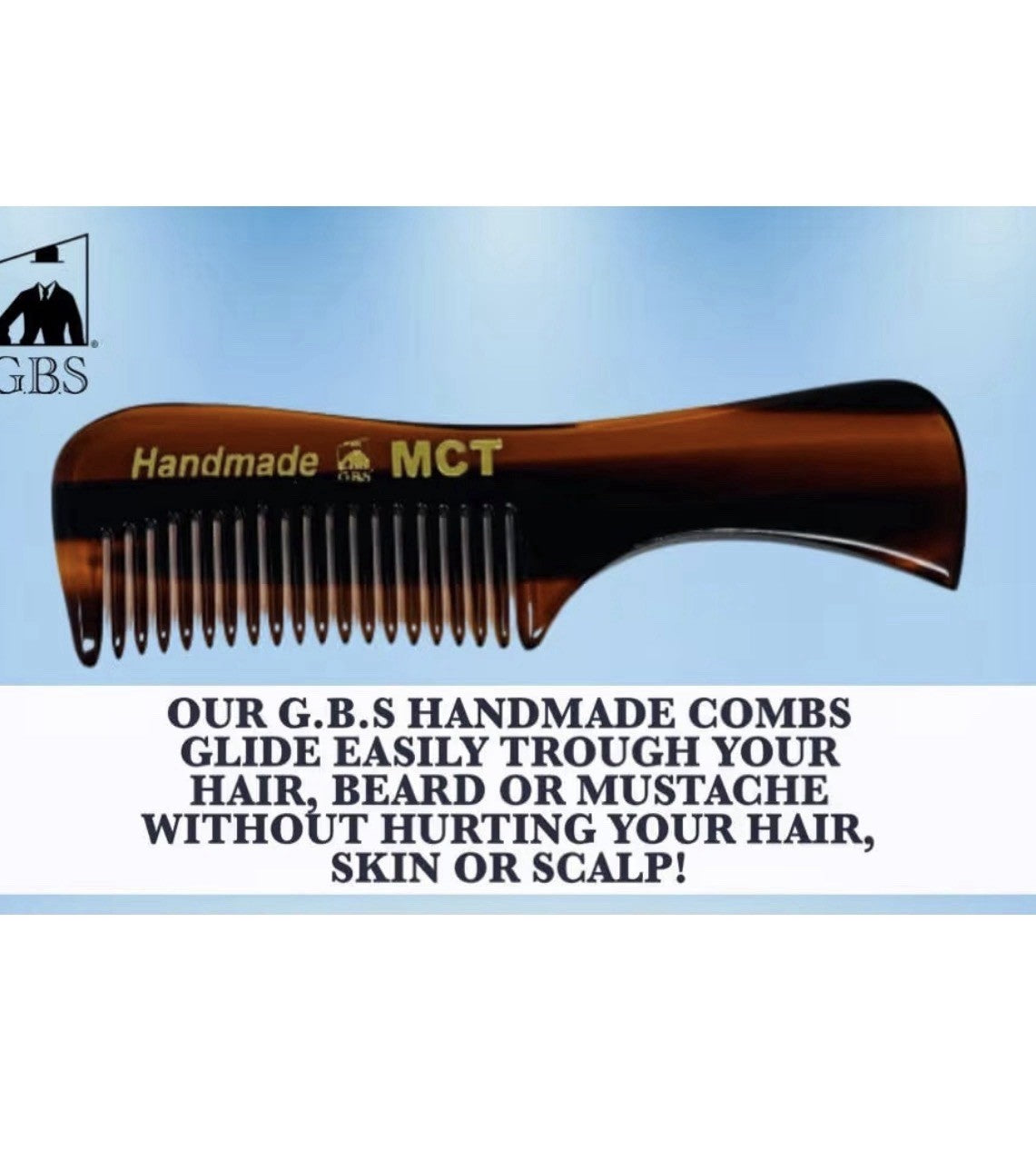 Men Women Grooming Comb Set 4 Pack Tortoise Shell Hair & Beard Styling Tools