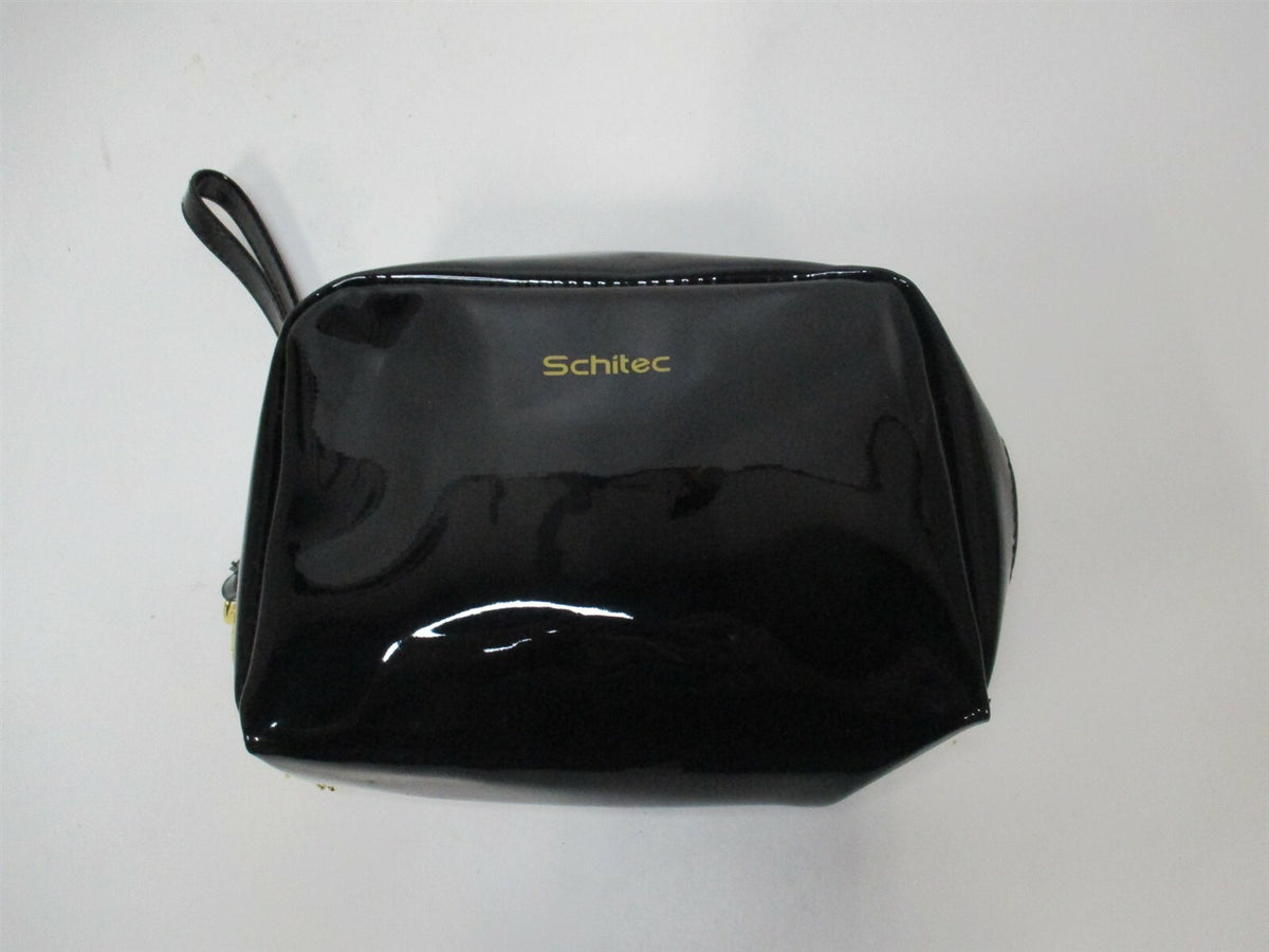 Waterproof Large Travel Makeup Bag with Gold Zipper & Snowflake Accent