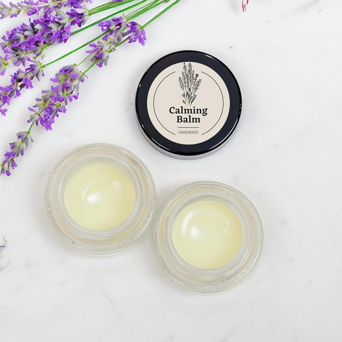 15ml Clear Glass Cosmetic Jars - Pack of 12 for Balms, Creams & Travel