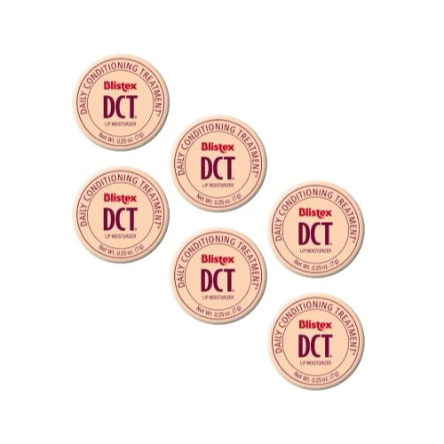 Lip Balm Set - Daily Conditioning Treatment with Vitamin E, 6 Pack, 0.25 Oz Each