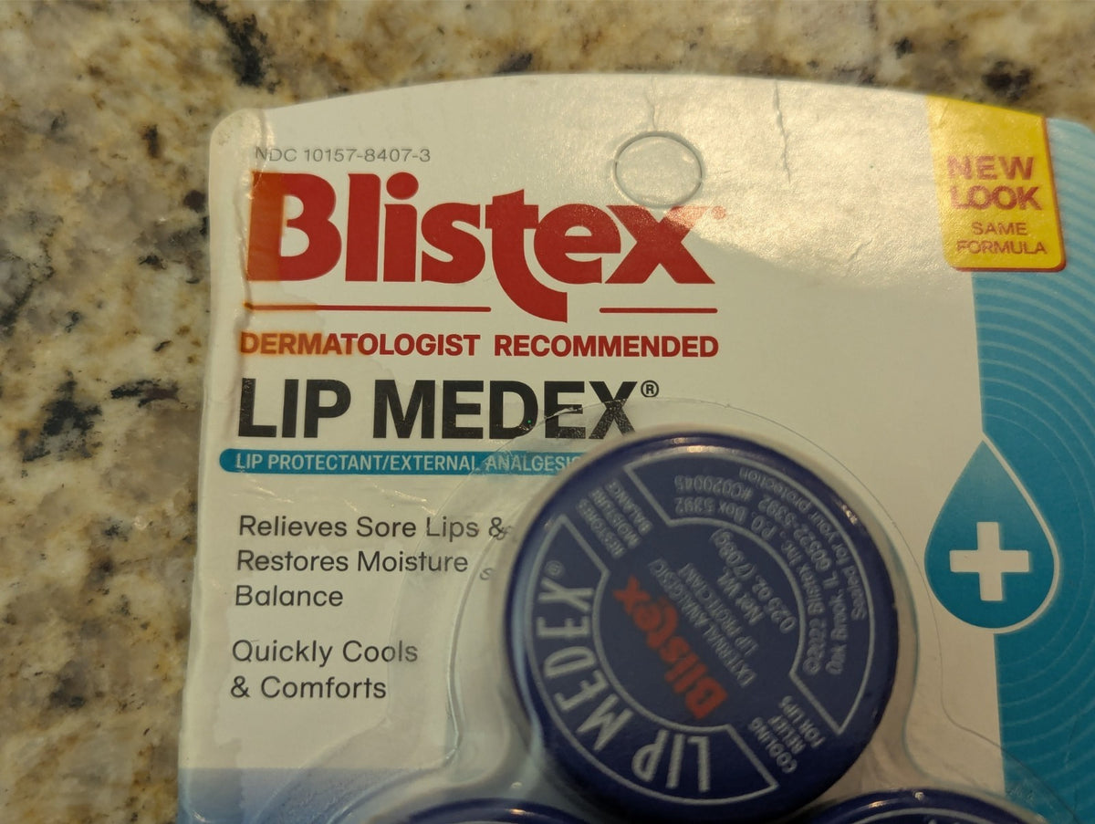 Lip Medex Sore Lip Relief Balm - 3 Pack, 0.75 oz