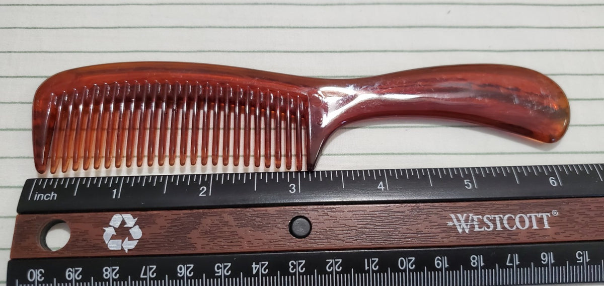 Vintage Tip Top Brown Styling Comb Set - 3 Pieces, 6 Inches