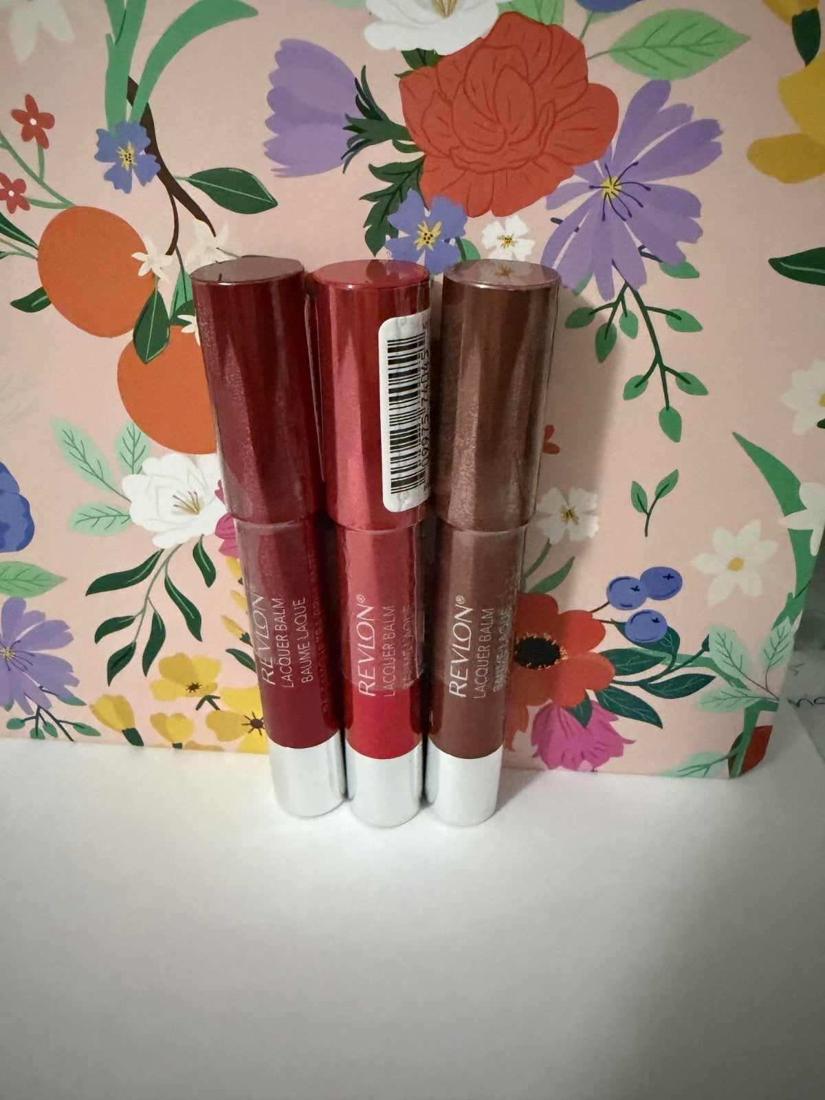 Lip Balm Set 140 135 150 - Revlon Lacquer Balm