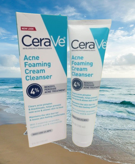 Acne Foaming Cream Cleanser - 5 oz Boxed, Gentle Skin Cleansing, Pack of 3