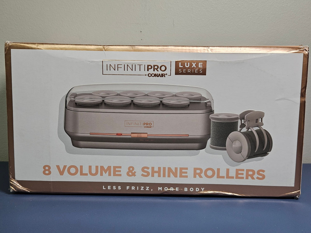 Conair Infinitipro Luxe Series 8 Volume & Shine Hair Rollers - New