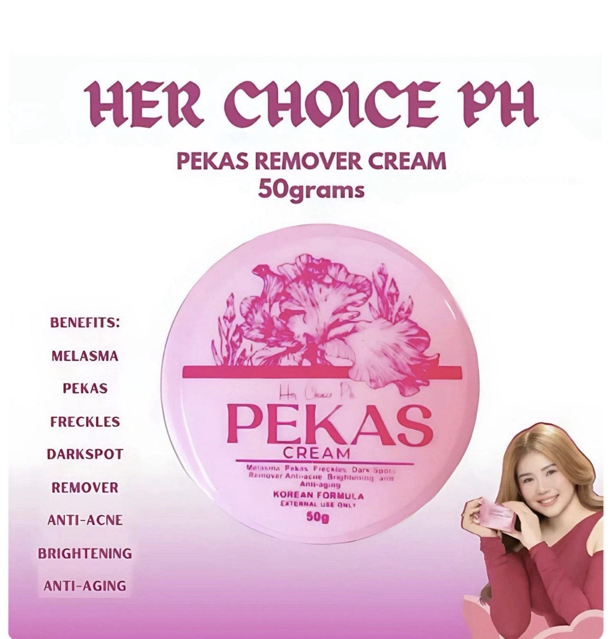 Dark Spot Remover Cream - Korean Formula 50g