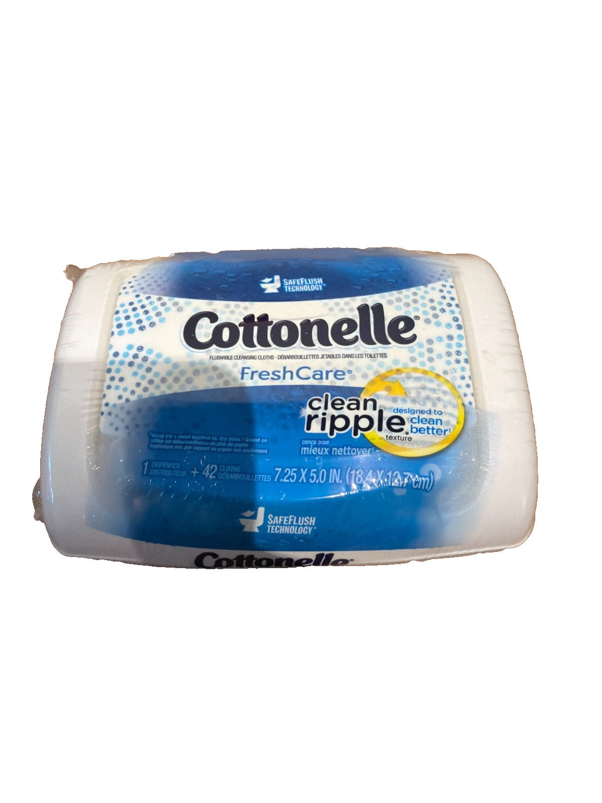 Cottonelle Flushable Wipes - 42 Count, CleanRipple Texture, SafeFlush Technology