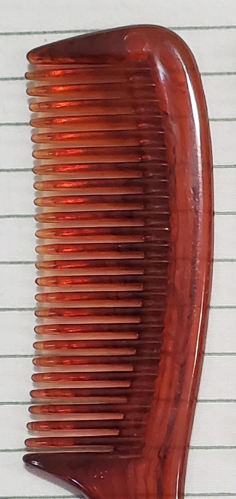 Vintage Tip Top Brown Styling Comb Set - 3 Pieces, 6 Inches