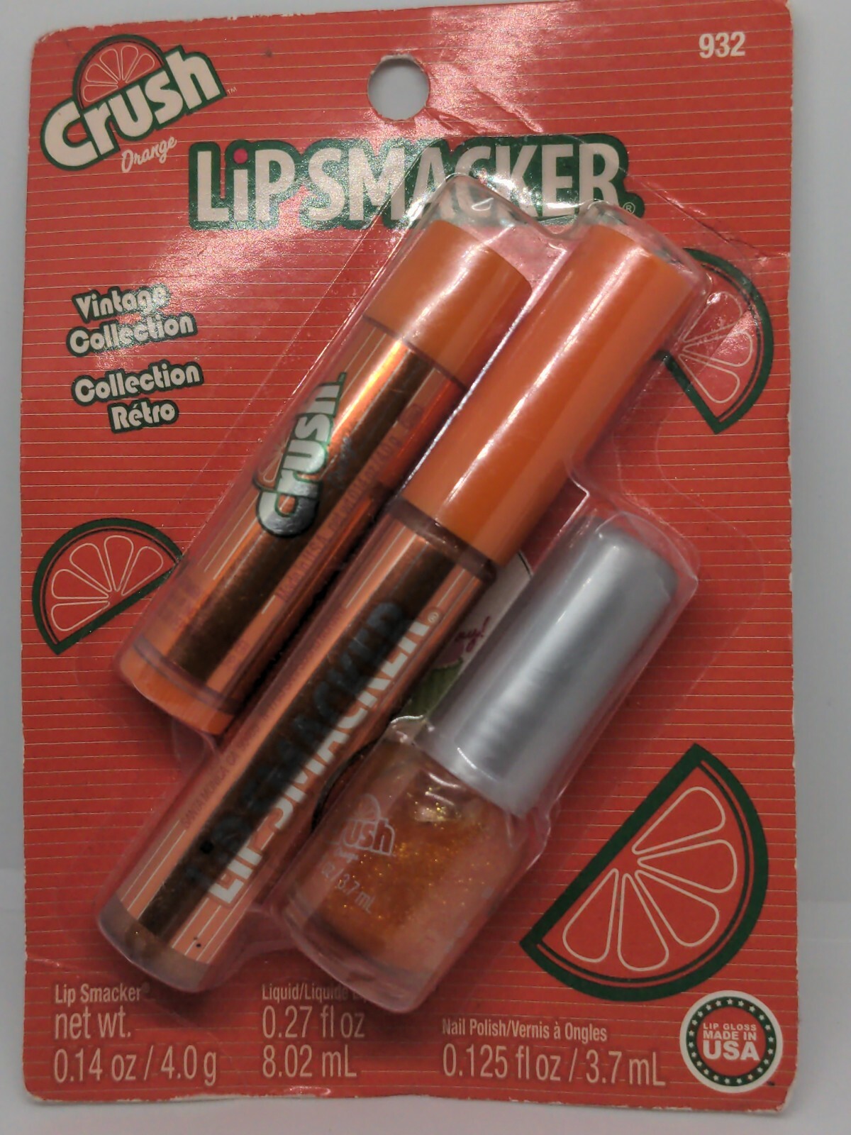 Lip Smacker Orange Crush Lip Balm - Vintage Collection Rare Lip Care