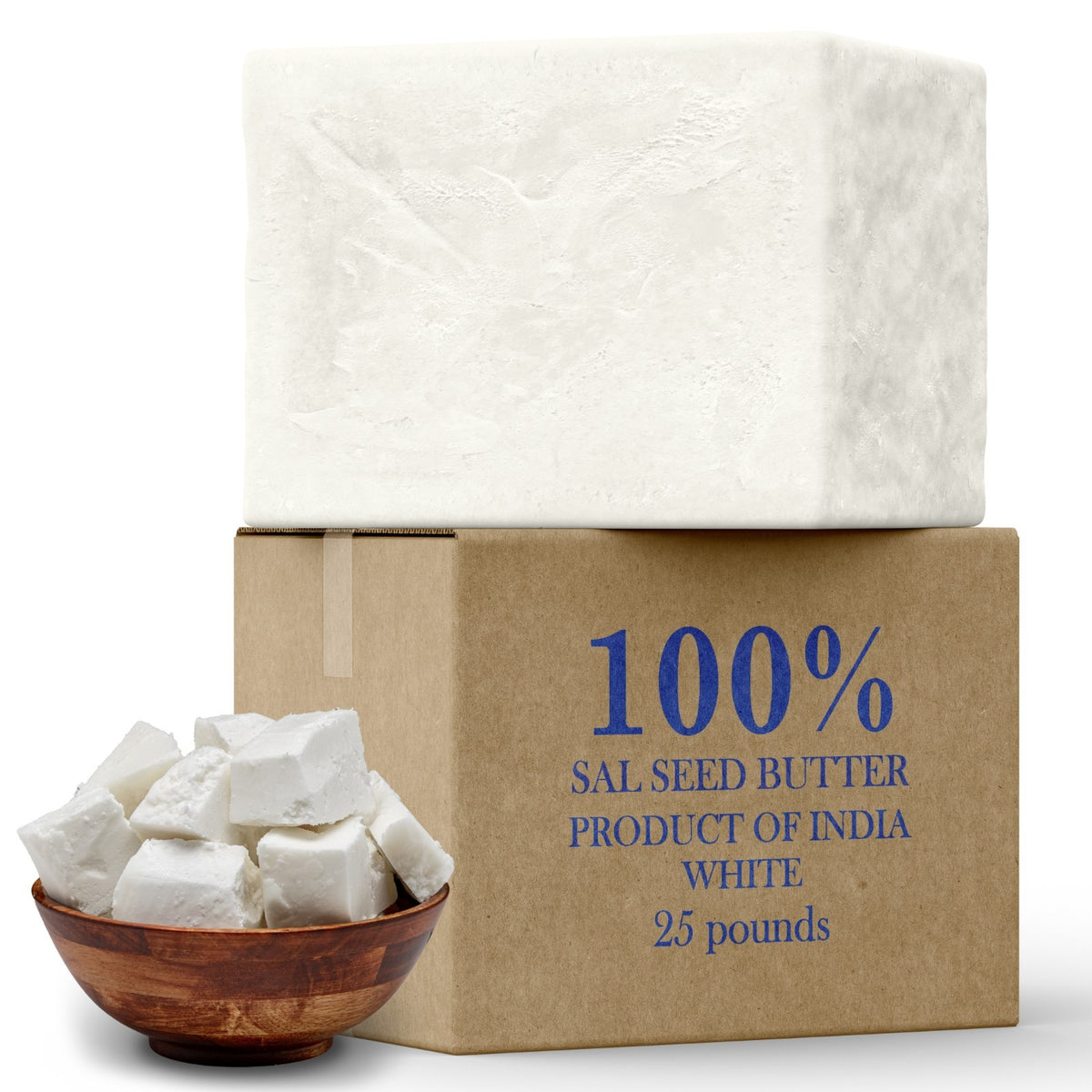 Organic Shea Butter for Skin and Body - Pure Cold Pressed Sal Seed