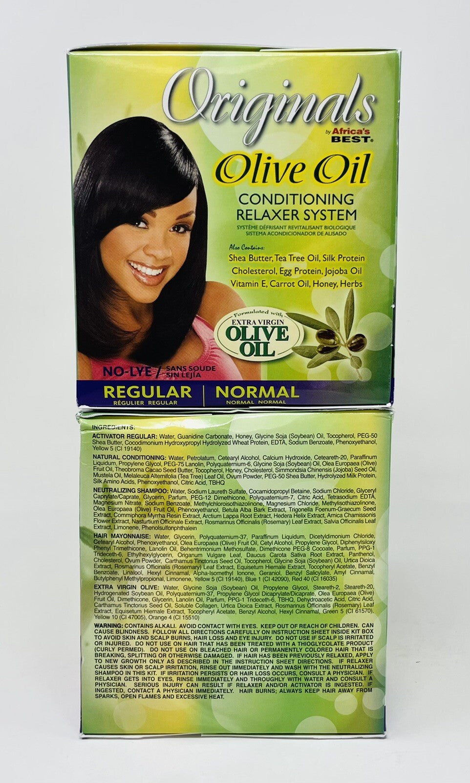 Olive Oil Conditioning Relaxer - No Lye, Organic Hair Care