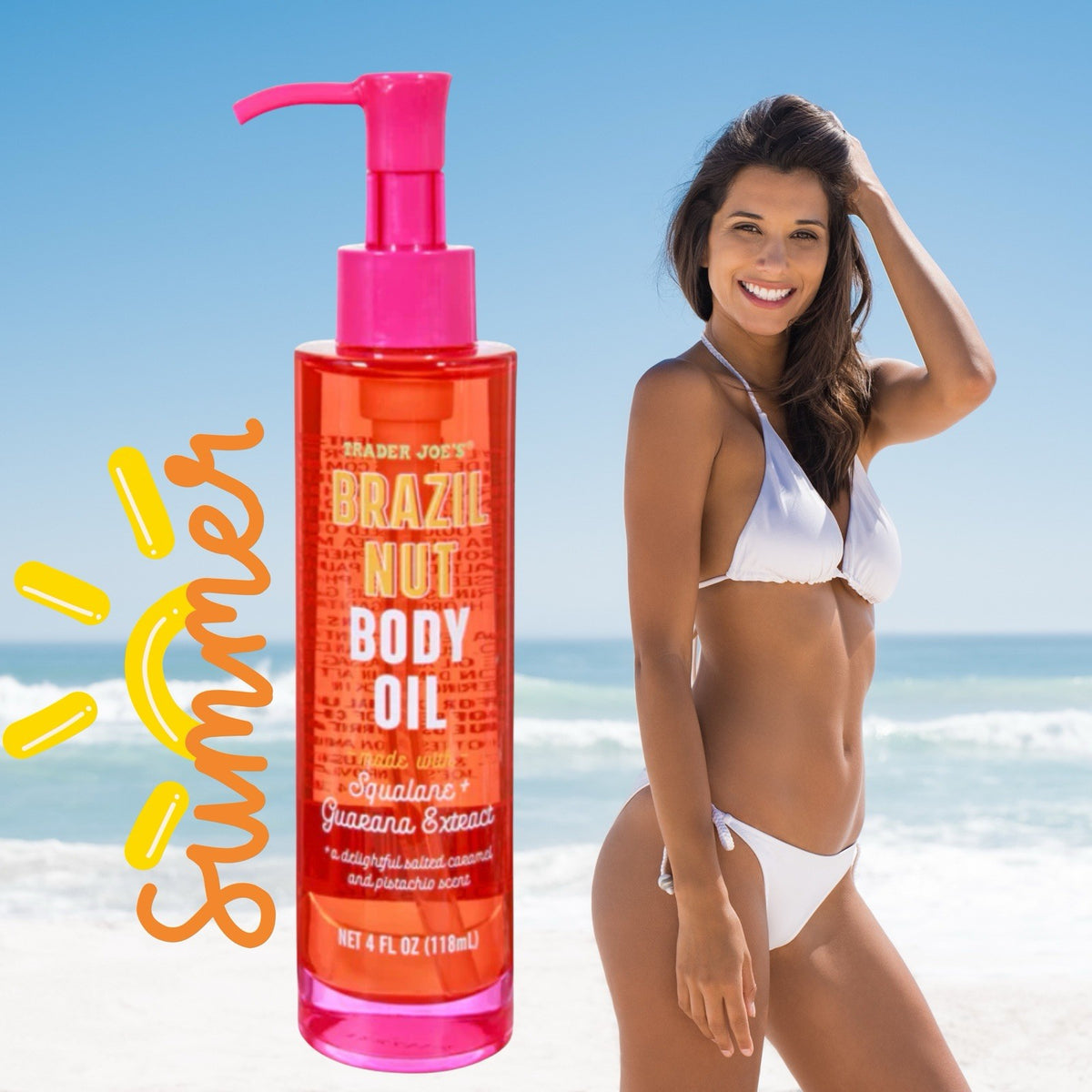 Brazil Nut Body Oil 4 fl oz - Ultra Rich Hydrating (2 Pack)