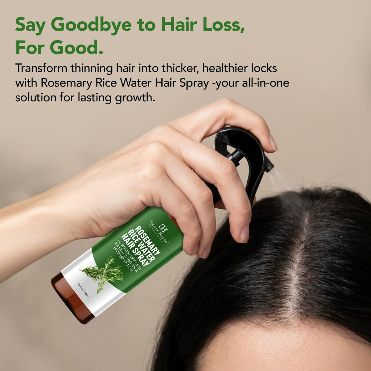 Rosemary & Rice Water Hair Growth Spray - 6.8 oz