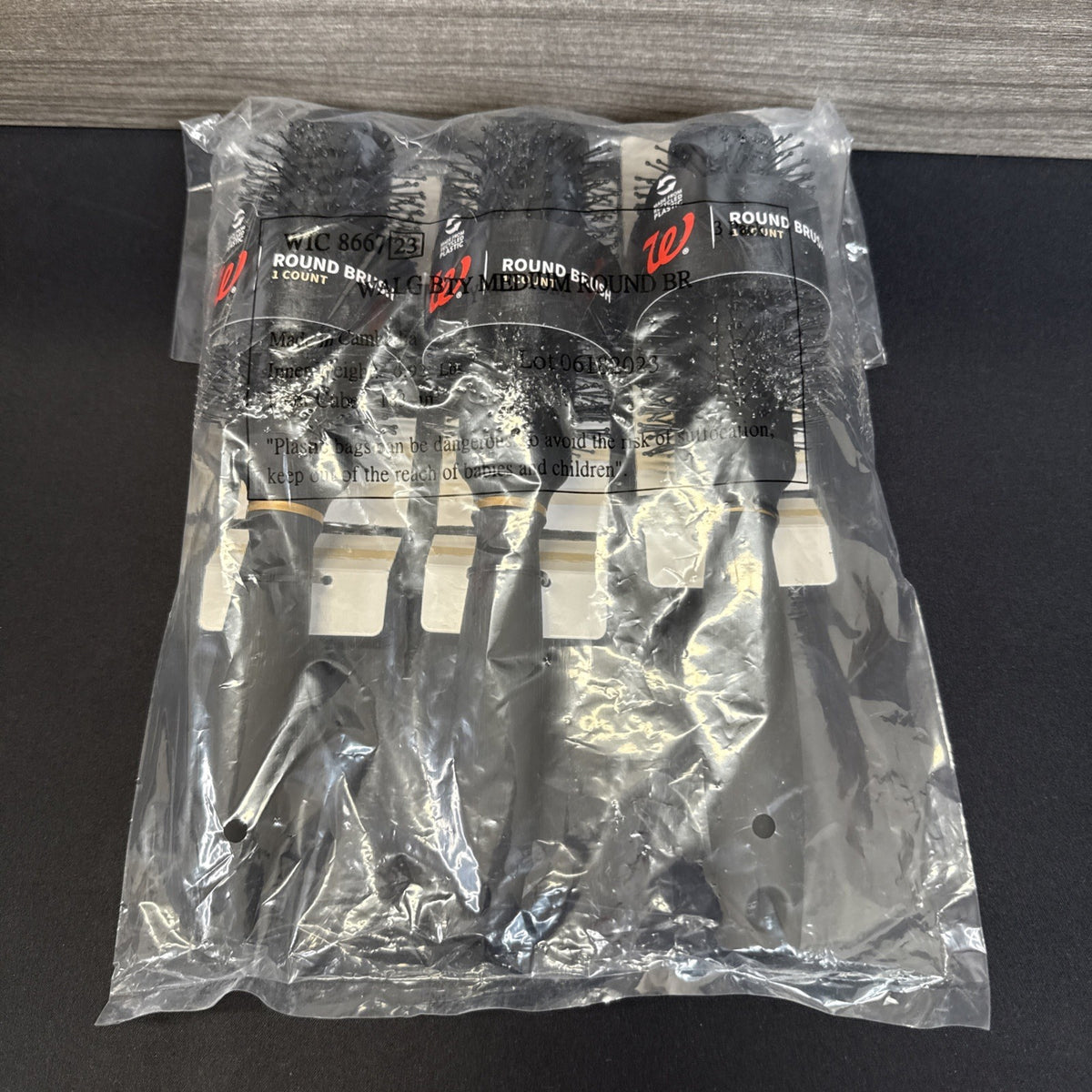 Walgreens Vent Brush Set Black & Gold 3 Pack Household Cleaning Tool