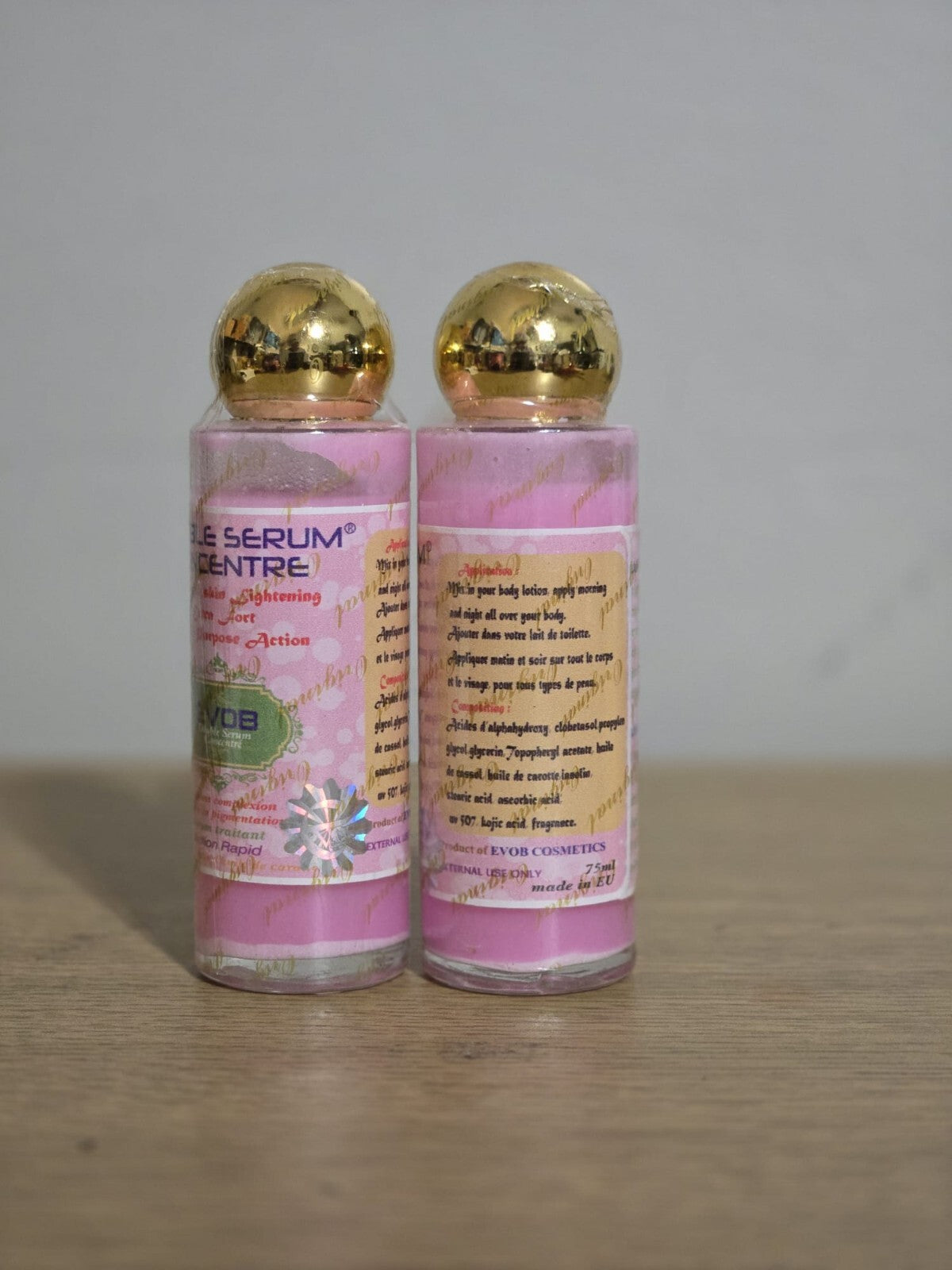 Double Serum Concentrate with Evob Seal - 75ml, Pack of 2 for Skin Care