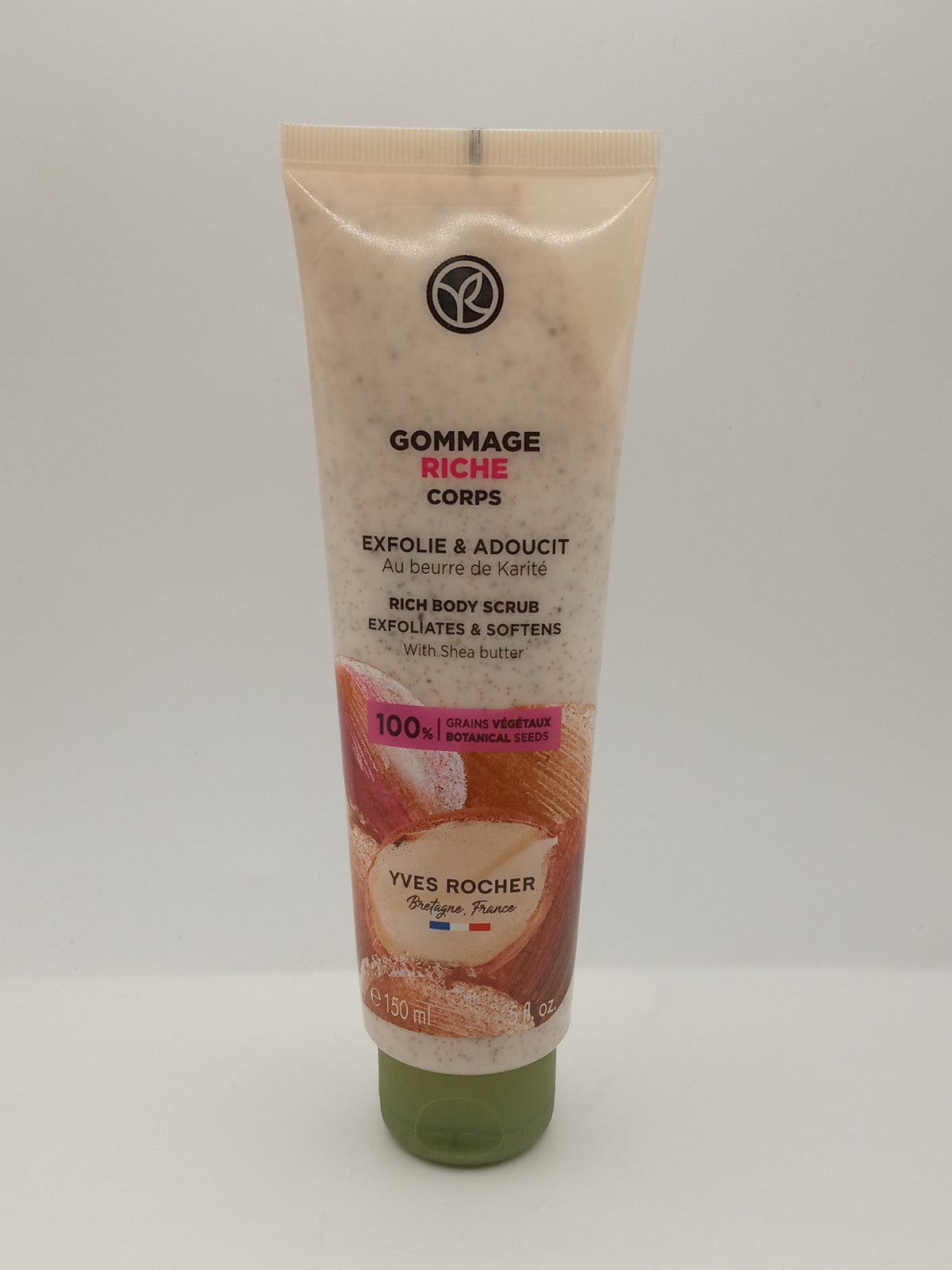Yves Rocher Gommage Rich Body Scrub Exfoliates & Softens ~ 5 oz / 150