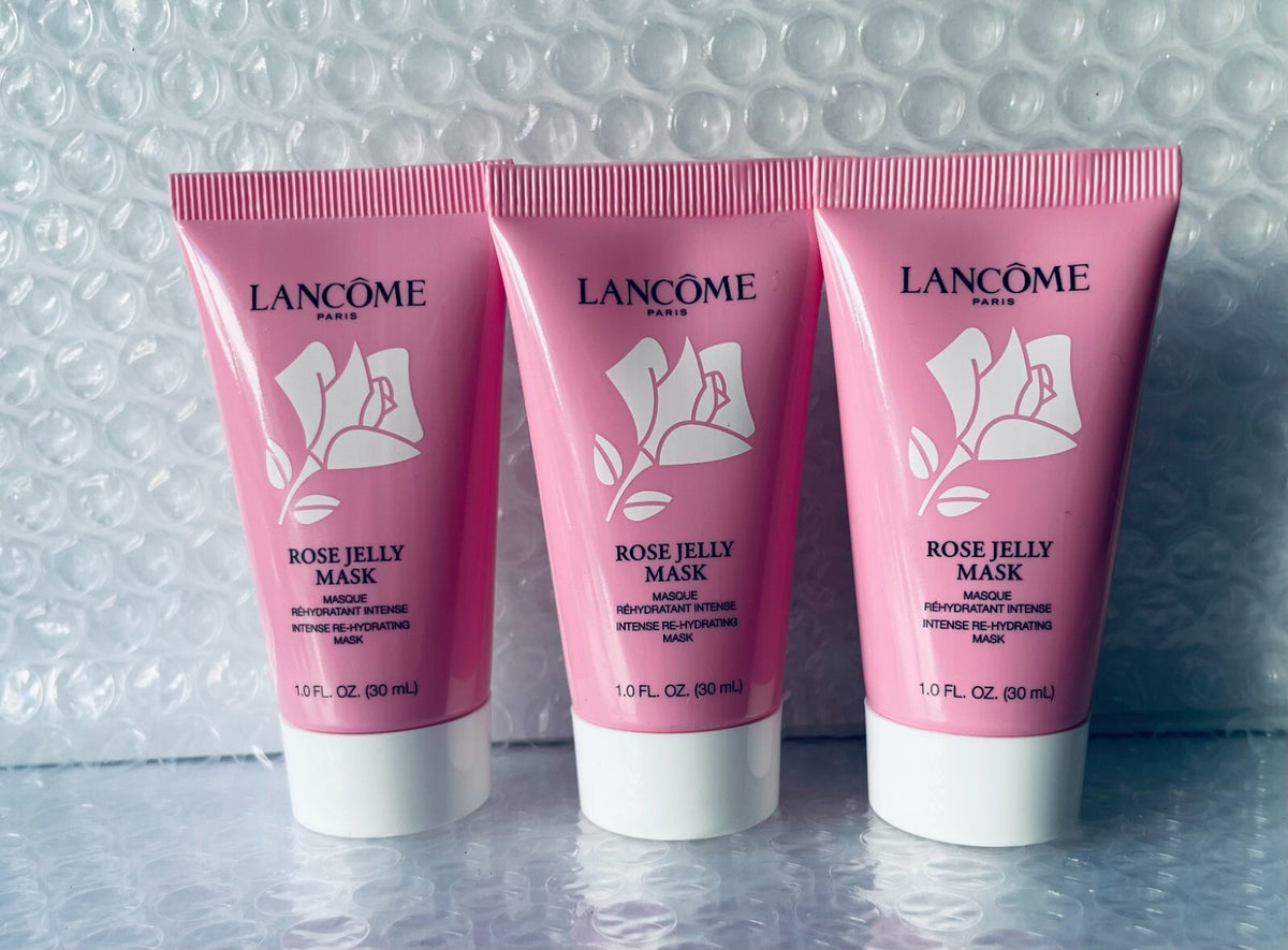 Lancome Rose Jelly Mask Set - Intense Re-Hydrating Skin Care, 3 oz Total